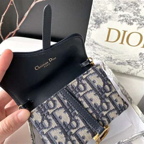 dior blue oblique jacquard|dior saddle pouch with chain.